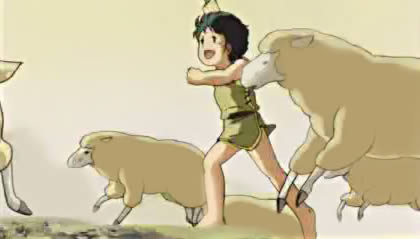 anime Arion and sheep  