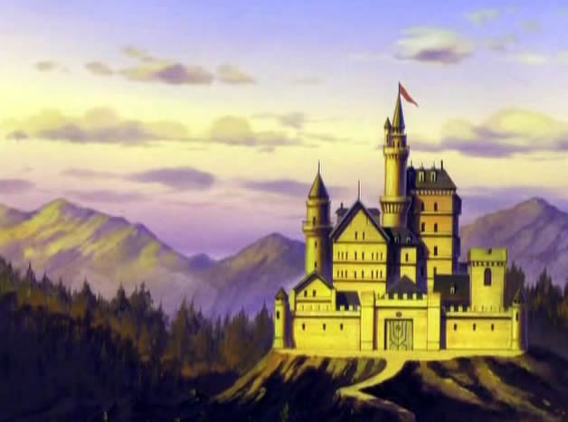 anime Elfen Laid - fantasy castle