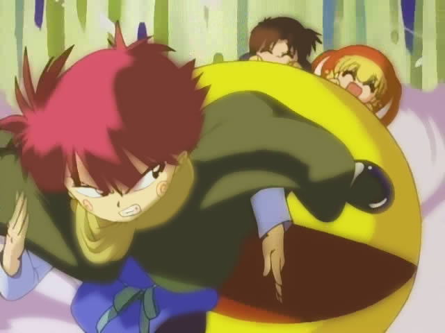 anime akazukin chacha 11 аниме Pac-Man гигантский Пакмэн big Pacman