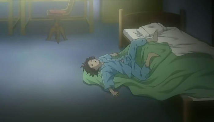anime blue drop 09 bad dream Мари упала с кровати в плохом сне 