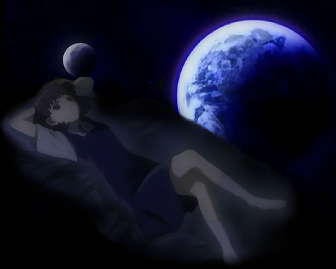 Anime frames: ''Blue Drop''. Кадры из аниме ''Голубая капля: мистерия  ангелов''