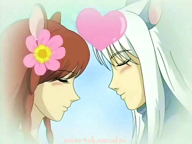 love flower heart - аниме Бесполезные зверюшки anime Damekko Doubutsu 16