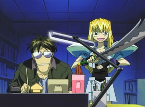anime Excel Saga 05 рисует мангу, купить анимэ 