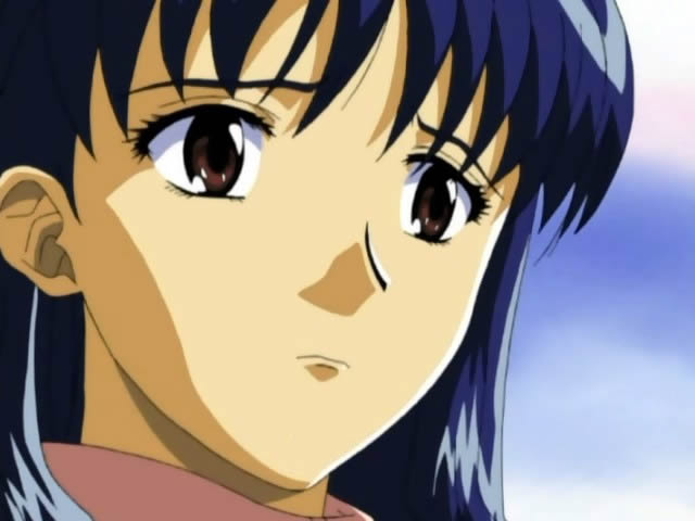 anime girl next door 20 Kyoko melancholy грустное лицо