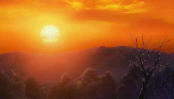japan sunset anime Kanon 2006 закат солнца