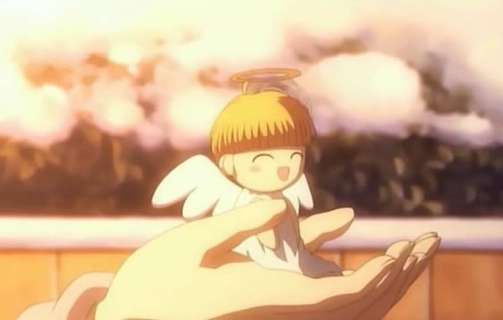 anime Kanon 2006 angel-doll ангел на ладонях