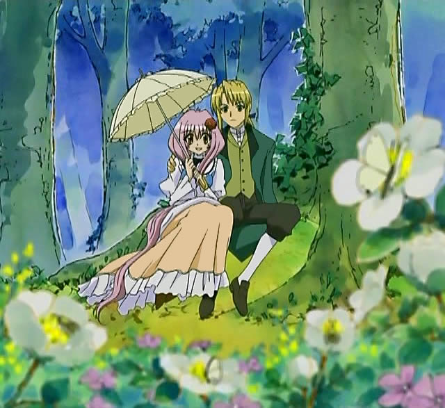 anime Karin 06 lovers in forest    