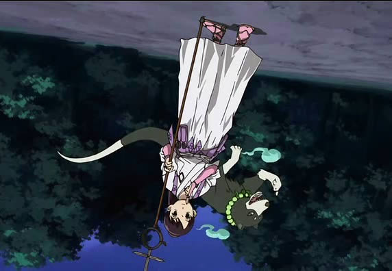 anime Kekkaishi 14 аниме вверх ногами