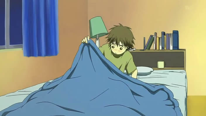 anime OverDrive 05 boy pollution in bed поллюция в постели (мокрый сон)