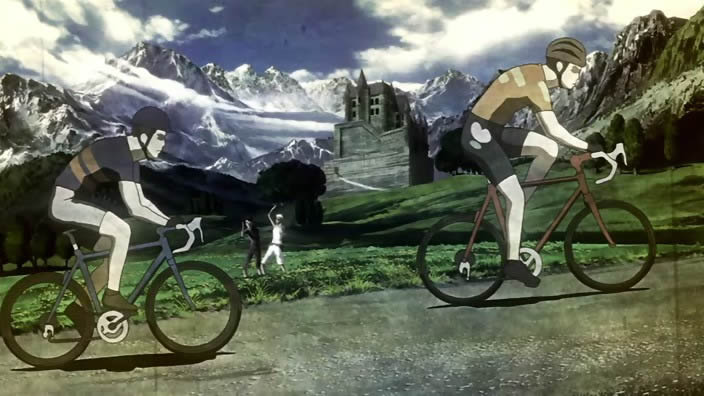 anime Overdrive 07 bicycle sport велогонки в горах
