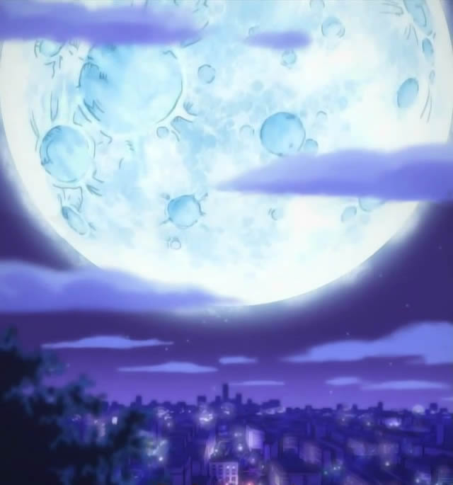  Magical Pokan - very big Moon and city    