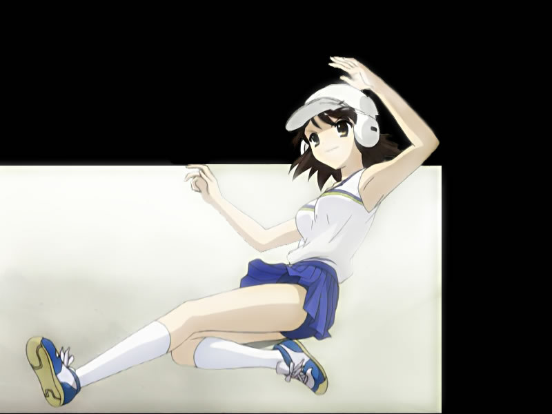 anime Suzumiya Haruhi - baseball бейсбол