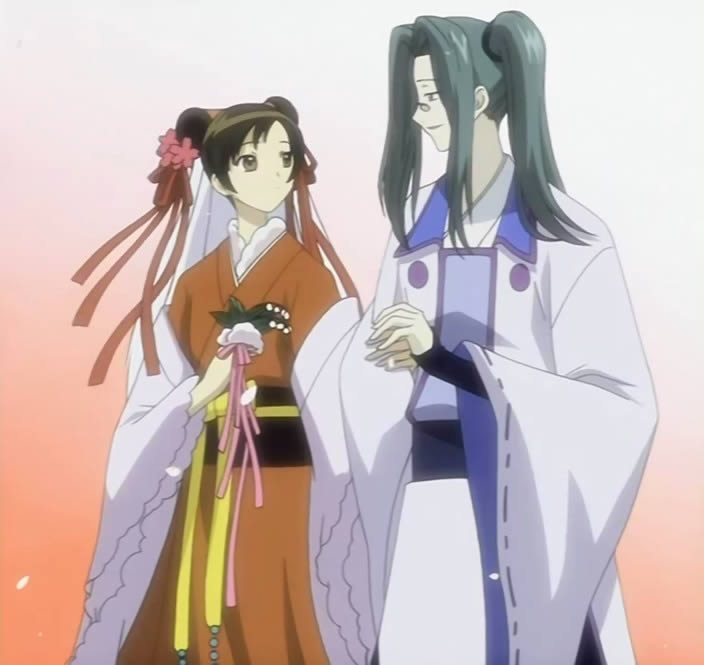 anime tsubasa chronicle 2 - traditional japanese wedding picture аниме традиционная японская свадьба кимоно