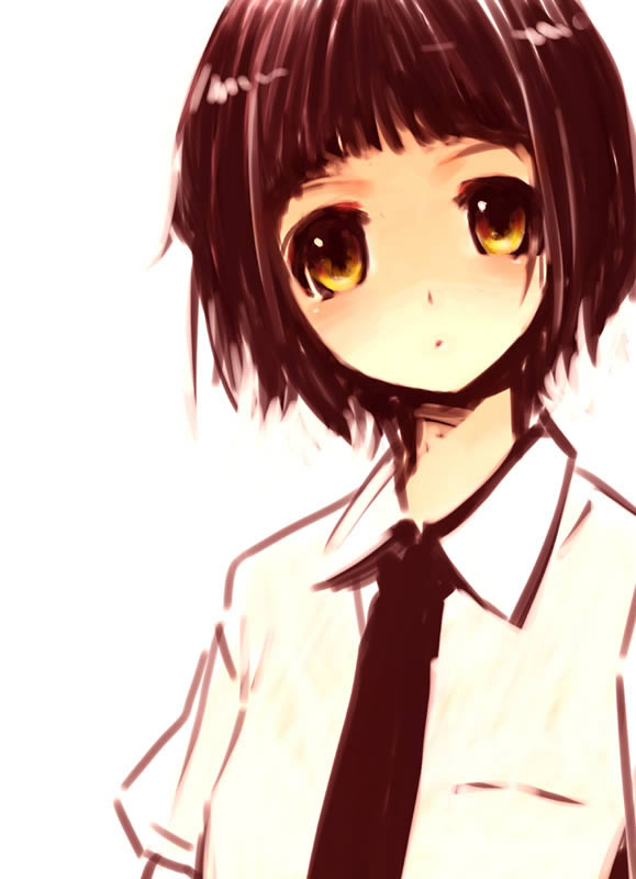 sad anime boy грустный грустный аниме-мальчик в рубашке с галстуком