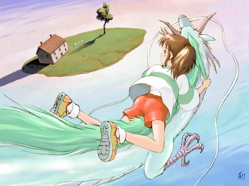 anime Miadzaki аниме картинка по 'Унесённые призраками' Миядзаки 