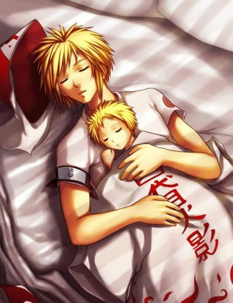 sleep father and son, anime picture A09402DCAC