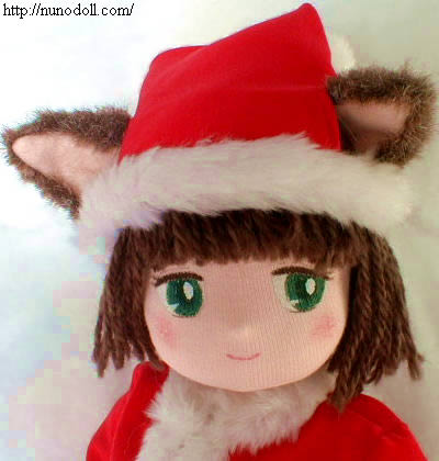 neko-santa (nunodoll.com) мягкая кукла санта в японском стиле аниме